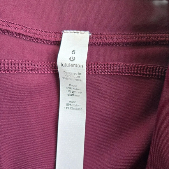 lululemon athletica Womens Plum Leggings - Picture 8 of 8